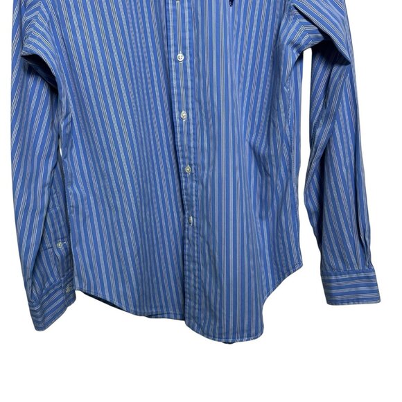 Ralph Lauren Shirt Men's Size Medium Blue Classic Fit Long Sleeve Button Down - Picture 5 of 9